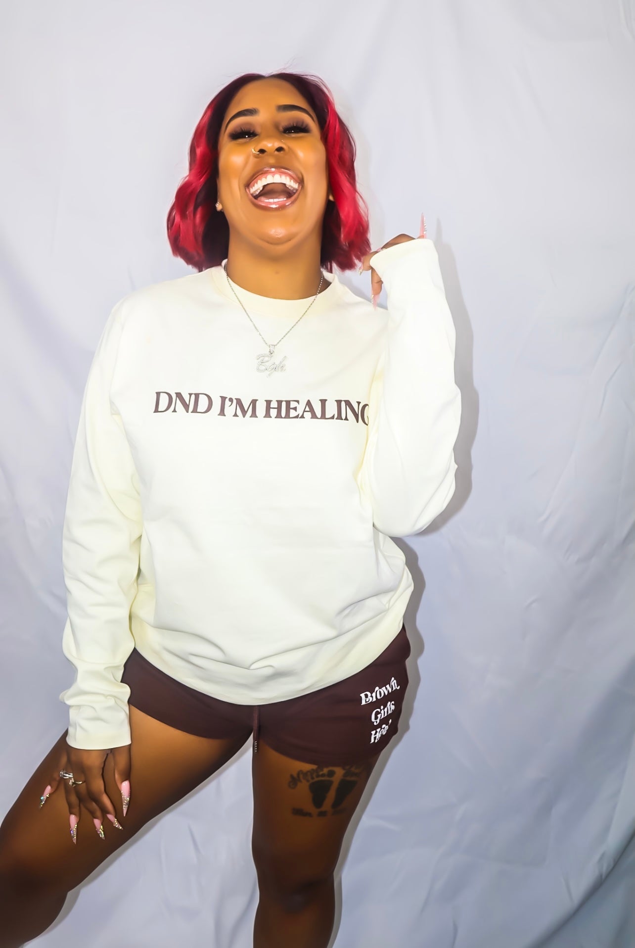 DND I'M HEALING LONG SLEEVE SHIRT