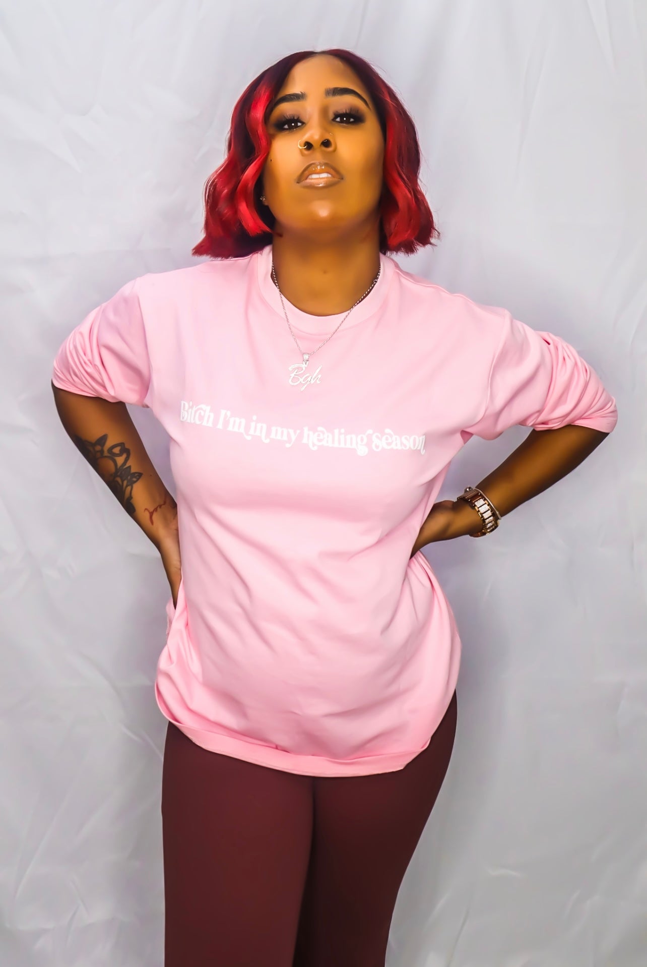BITCH I'M IN MY HEALING SEASON LONG SLEEVE SHIRT